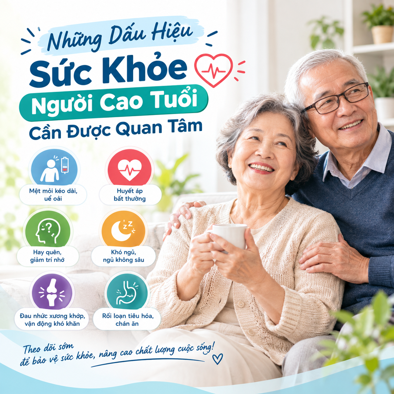 Những Dấu Hiệu Sức Khỏe Người Cao Tuổi Cần Được Quan Tâm